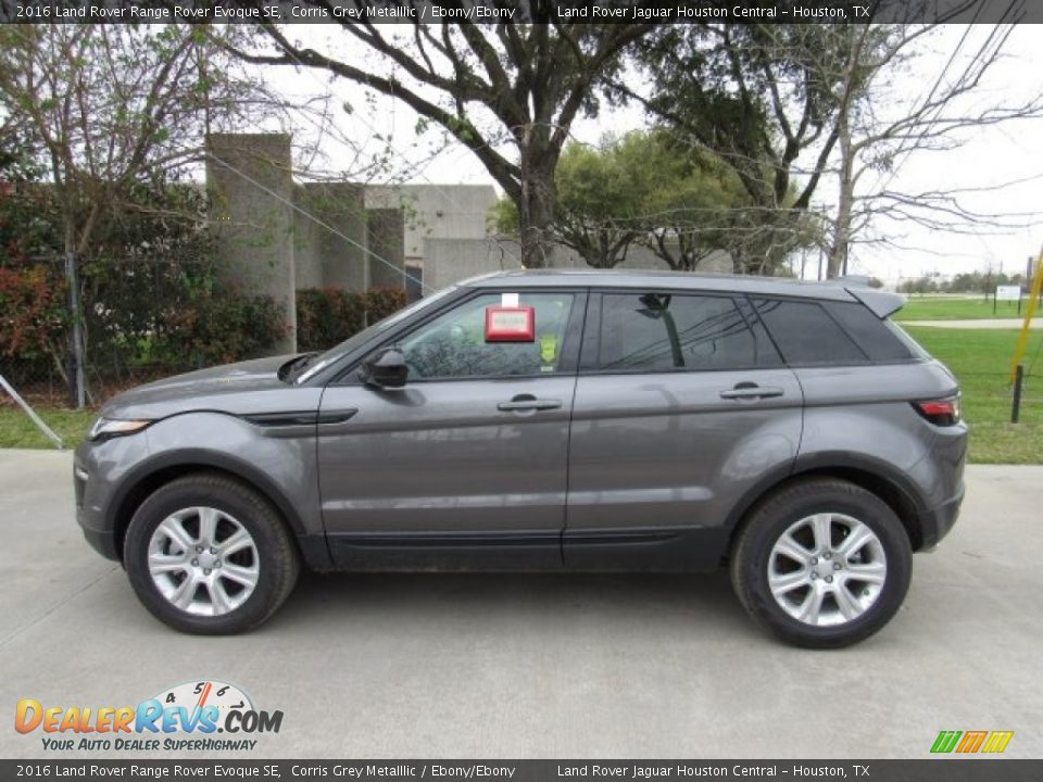 2016 Land Rover Range Rover Evoque SE Corris Grey Metalllic / Ebony/Ebony Photo #11