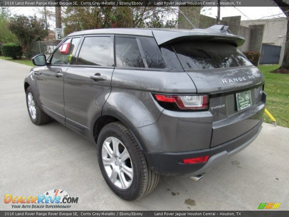 2016 Land Rover Range Rover Evoque SE Corris Grey Metalllic / Ebony/Ebony Photo #12