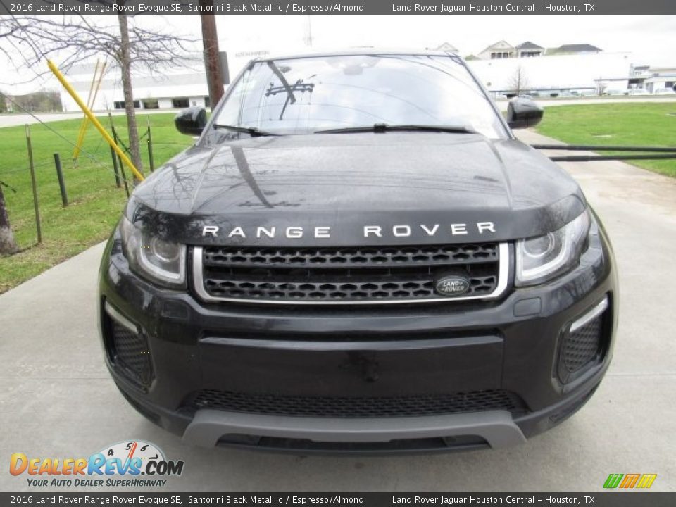 2016 Land Rover Range Rover Evoque SE Santorini Black Metalllic / Espresso/Almond Photo #9
