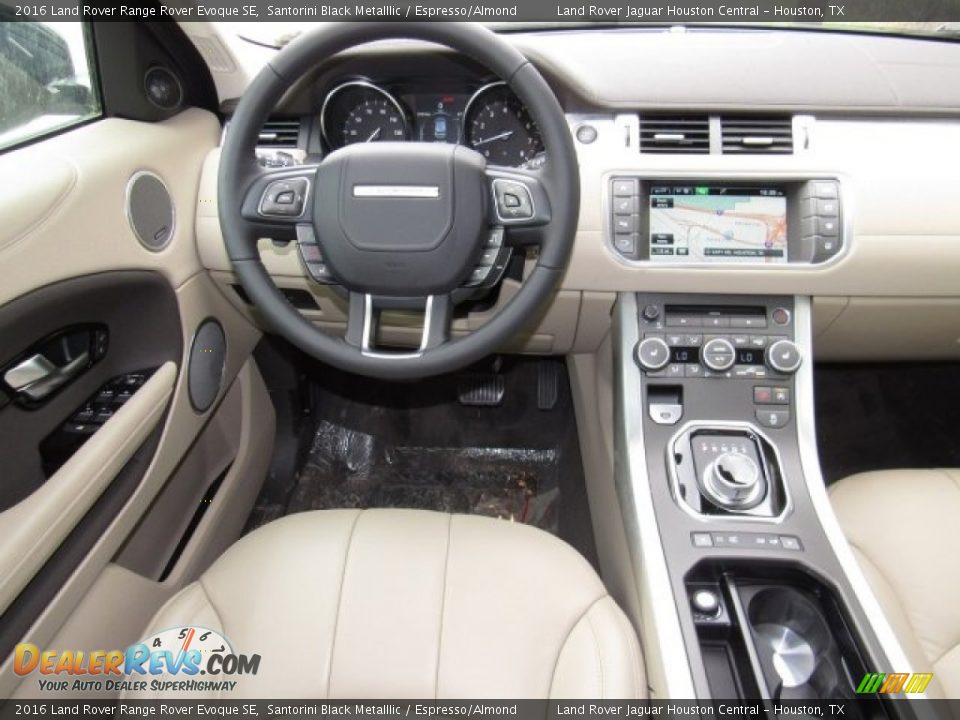 2016 Land Rover Range Rover Evoque SE Santorini Black Metalllic / Espresso/Almond Photo #13