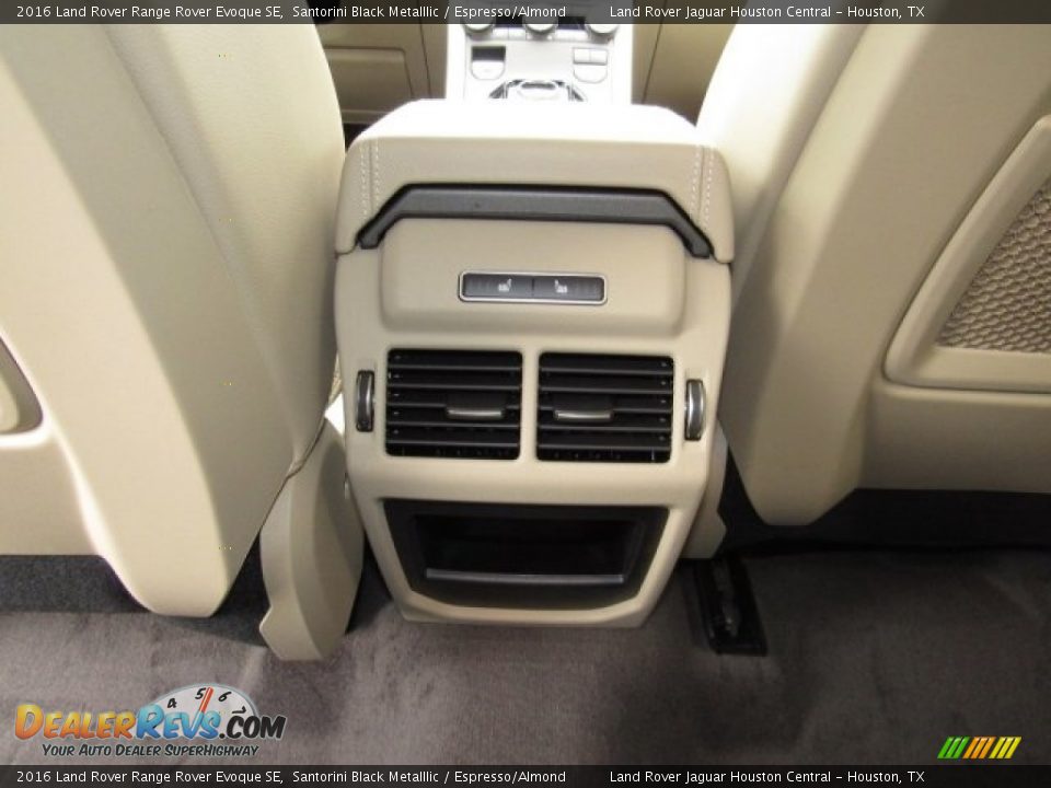 2016 Land Rover Range Rover Evoque SE Santorini Black Metalllic / Espresso/Almond Photo #15