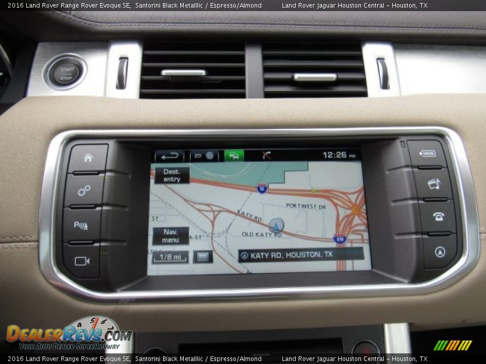 2016 Land Rover Range Rover Evoque SE Santorini Black Metalllic / Espresso/Almond Photo #20