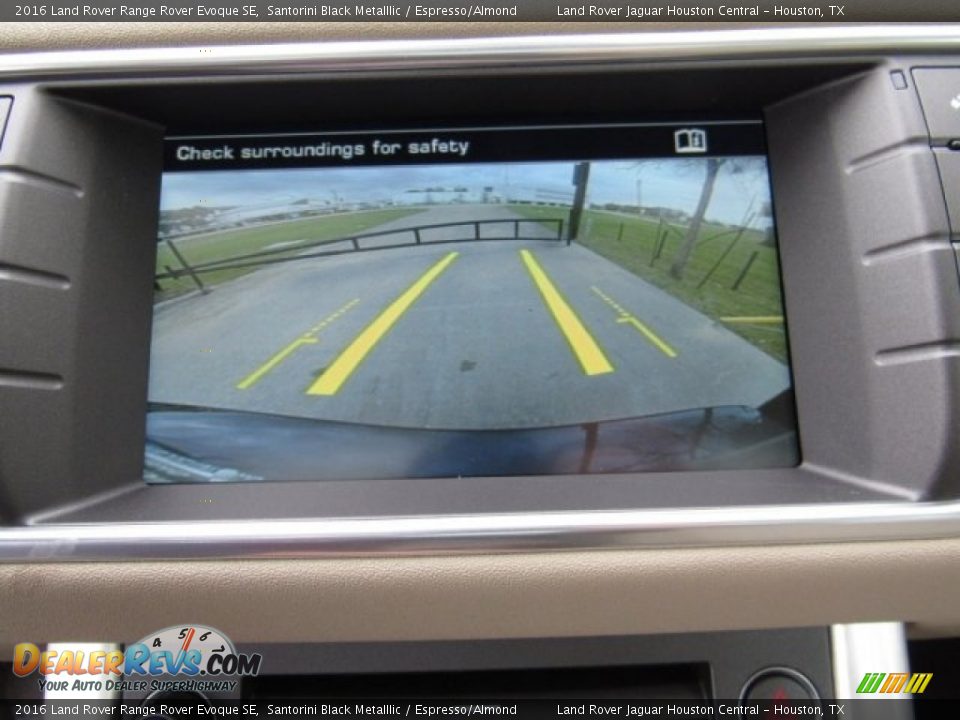 2016 Land Rover Range Rover Evoque SE Santorini Black Metalllic / Espresso/Almond Photo #21