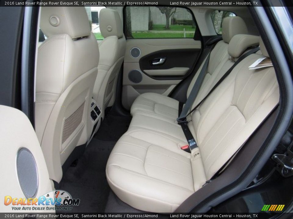 2016 Land Rover Range Rover Evoque SE Santorini Black Metalllic / Espresso/Almond Photo #5