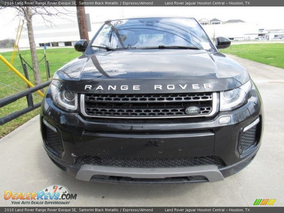 2016 Land Rover Range Rover Evoque SE Santorini Black Metalllic / Espresso/Almond Photo #9