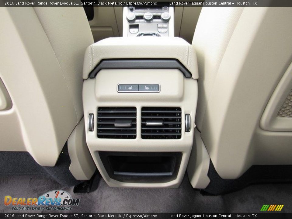 2016 Land Rover Range Rover Evoque SE Santorini Black Metalllic / Espresso/Almond Photo #15