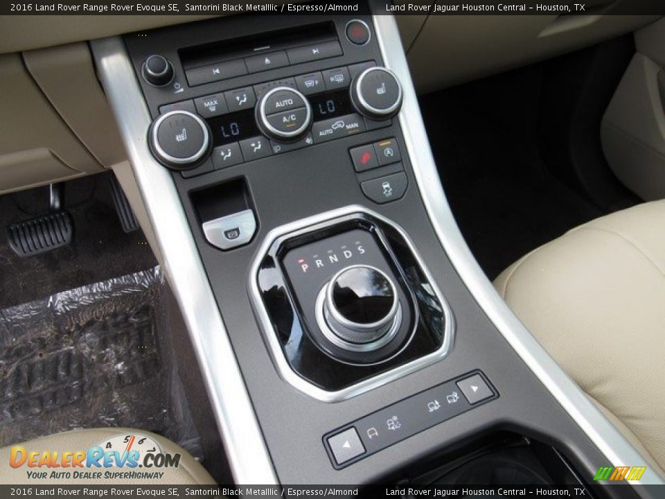 2016 Land Rover Range Rover Evoque SE Santorini Black Metalllic / Espresso/Almond Photo #19