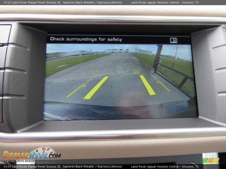 2016 Land Rover Range Rover Evoque SE Santorini Black Metalllic / Espresso/Almond Photo #21