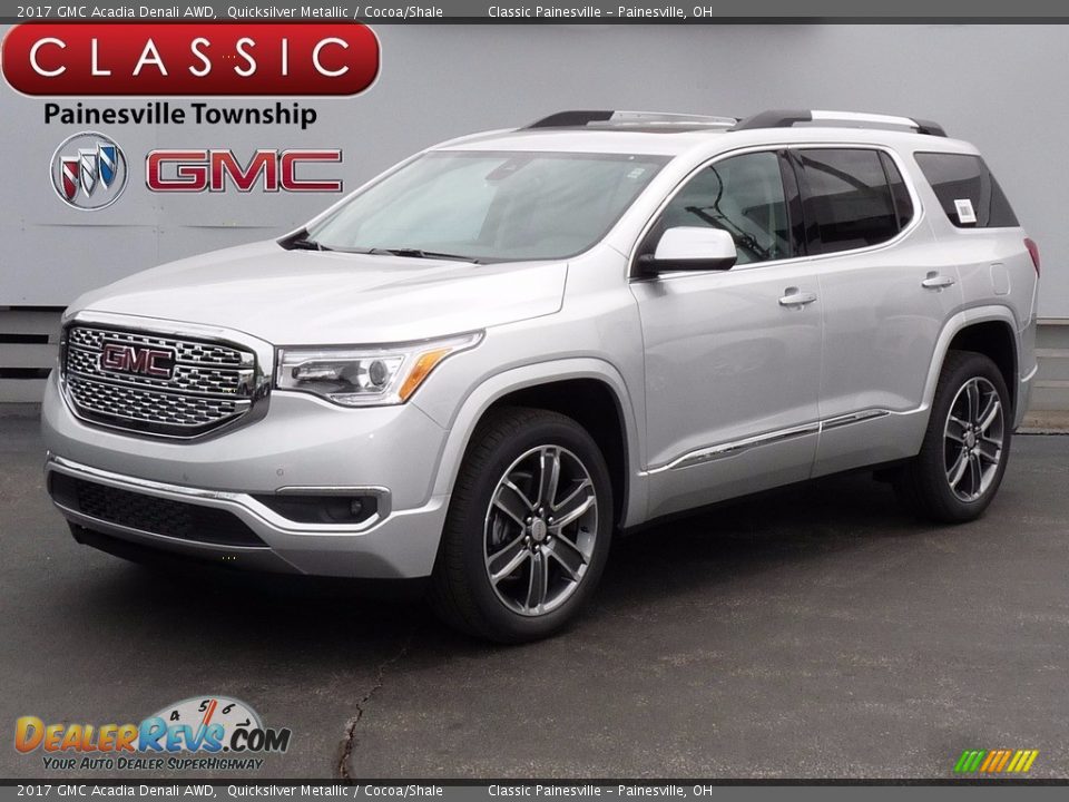 2017 GMC Acadia Denali AWD Quicksilver Metallic / Cocoa/Shale Photo #1