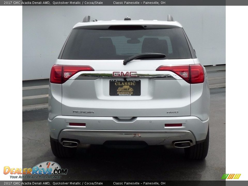 2017 GMC Acadia Denali AWD Quicksilver Metallic / Cocoa/Shale Photo #3