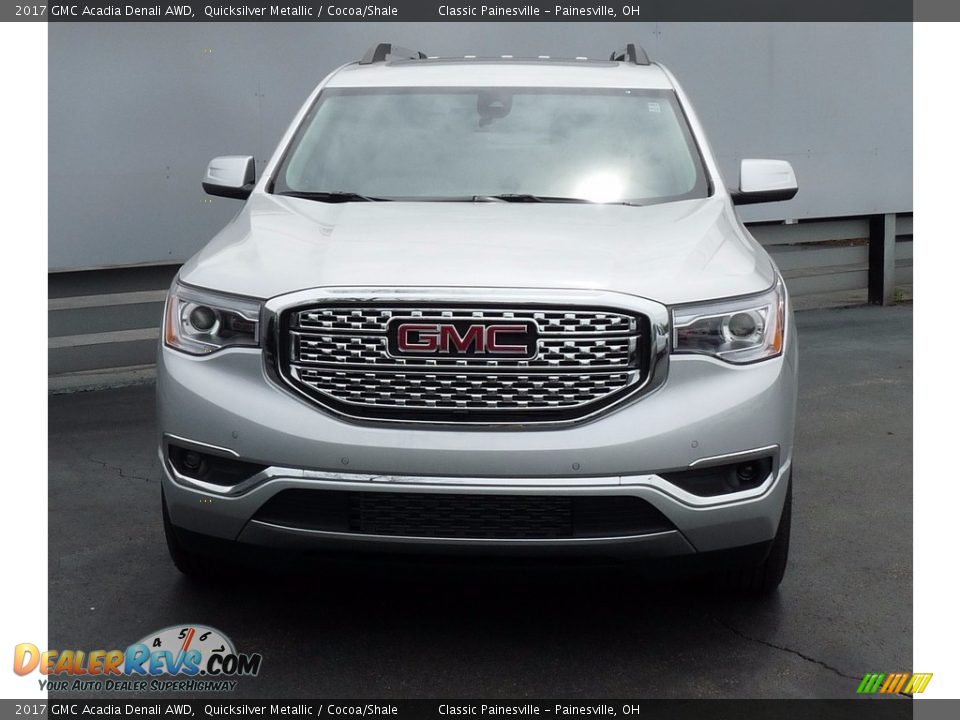 2017 GMC Acadia Denali AWD Quicksilver Metallic / Cocoa/Shale Photo #4