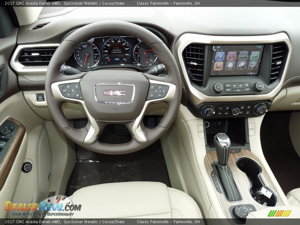 2017 GMC Acadia Denali AWD Quicksilver Metallic / Cocoa/Shale Photo #10