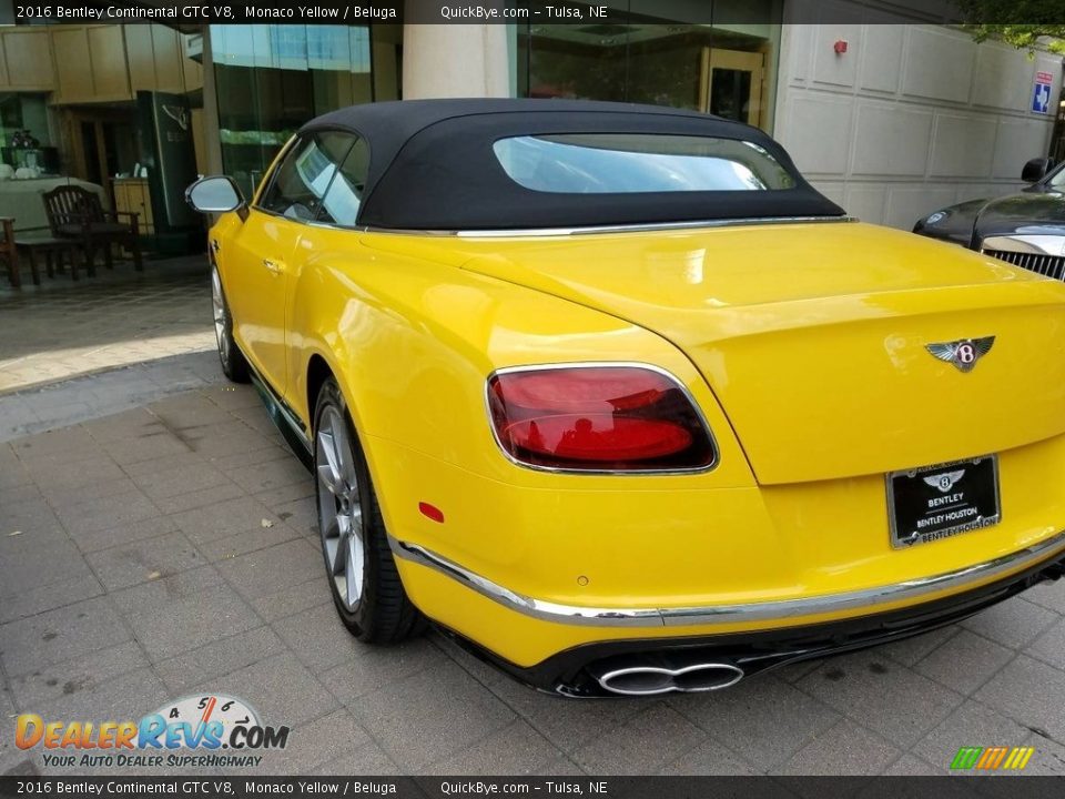 2016 Bentley Continental GTC V8 Monaco Yellow / Beluga Photo #3