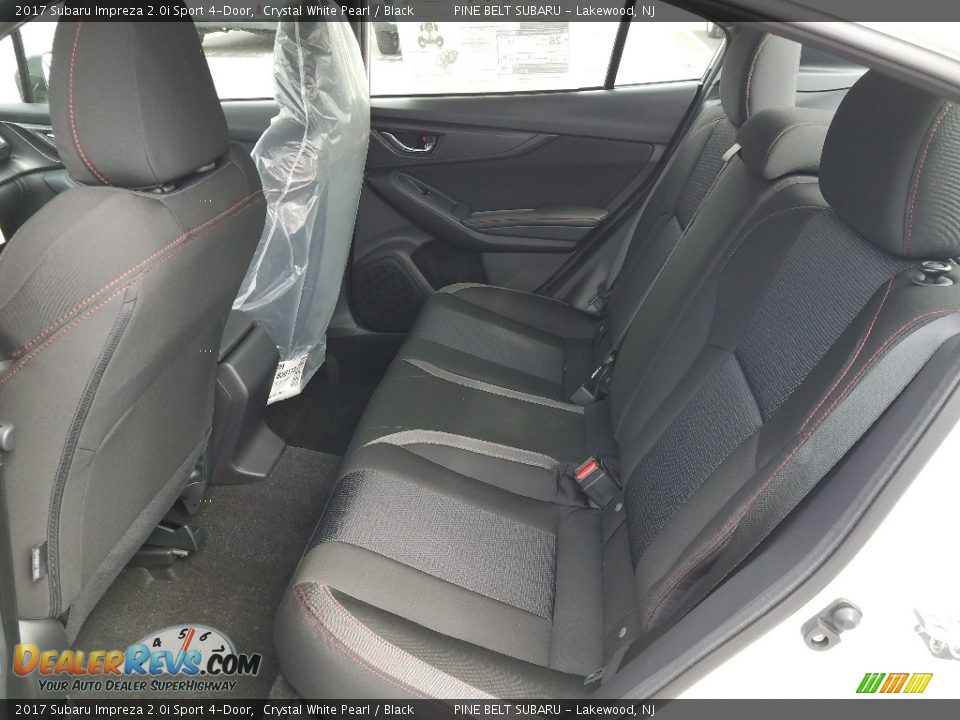 Rear Seat of 2017 Subaru Impreza 2.0i Sport 4-Door Photo #6