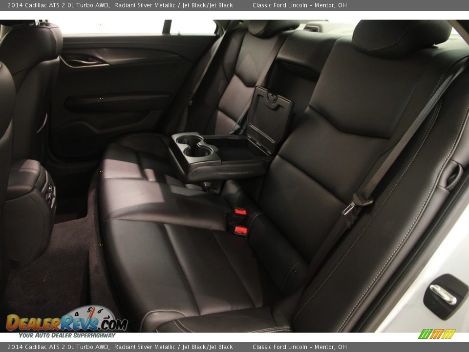 2014 Cadillac ATS 2.0L Turbo AWD Radiant Silver Metallic / Jet Black/Jet Black Photo #17