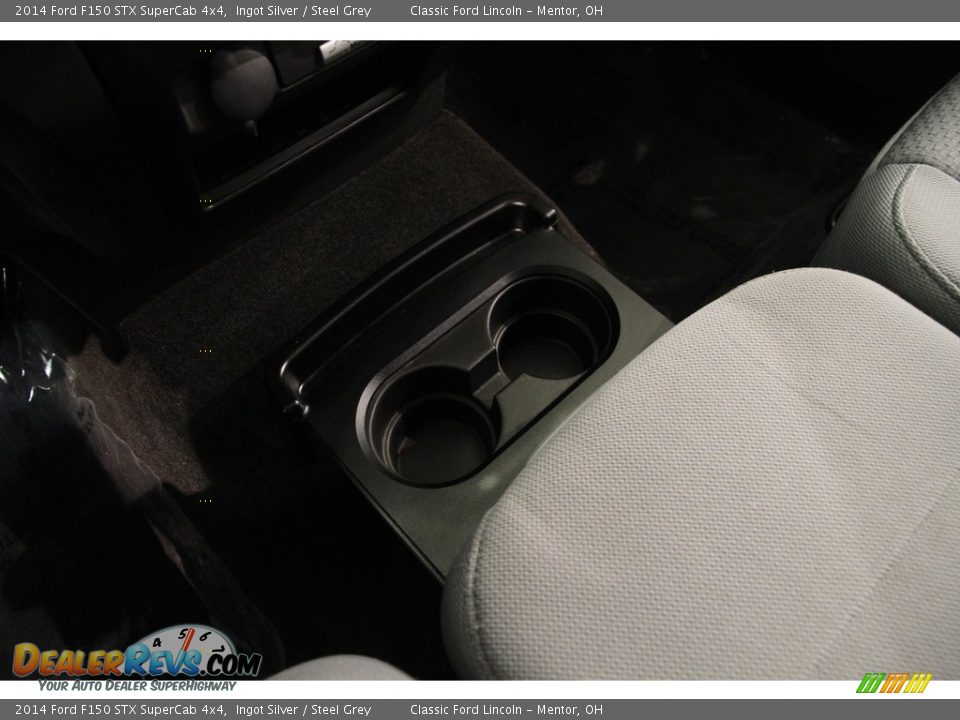 2014 Ford F150 STX SuperCab 4x4 Ingot Silver / Steel Grey Photo #11