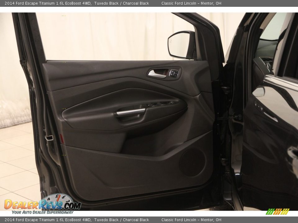 2014 Ford Escape Titanium 1.6L EcoBoost 4WD Tuxedo Black / Charcoal Black Photo #4