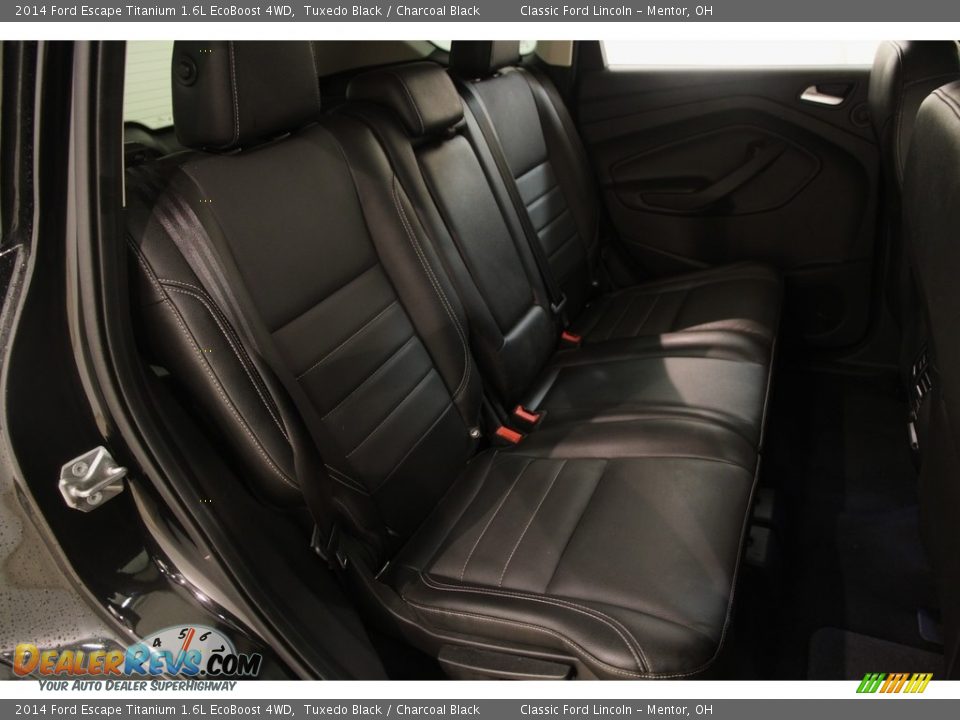 2014 Ford Escape Titanium 1.6L EcoBoost 4WD Tuxedo Black / Charcoal Black Photo #18