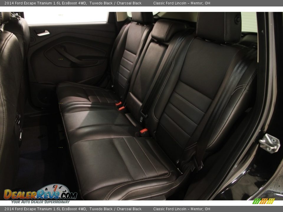 2014 Ford Escape Titanium 1.6L EcoBoost 4WD Tuxedo Black / Charcoal Black Photo #19
