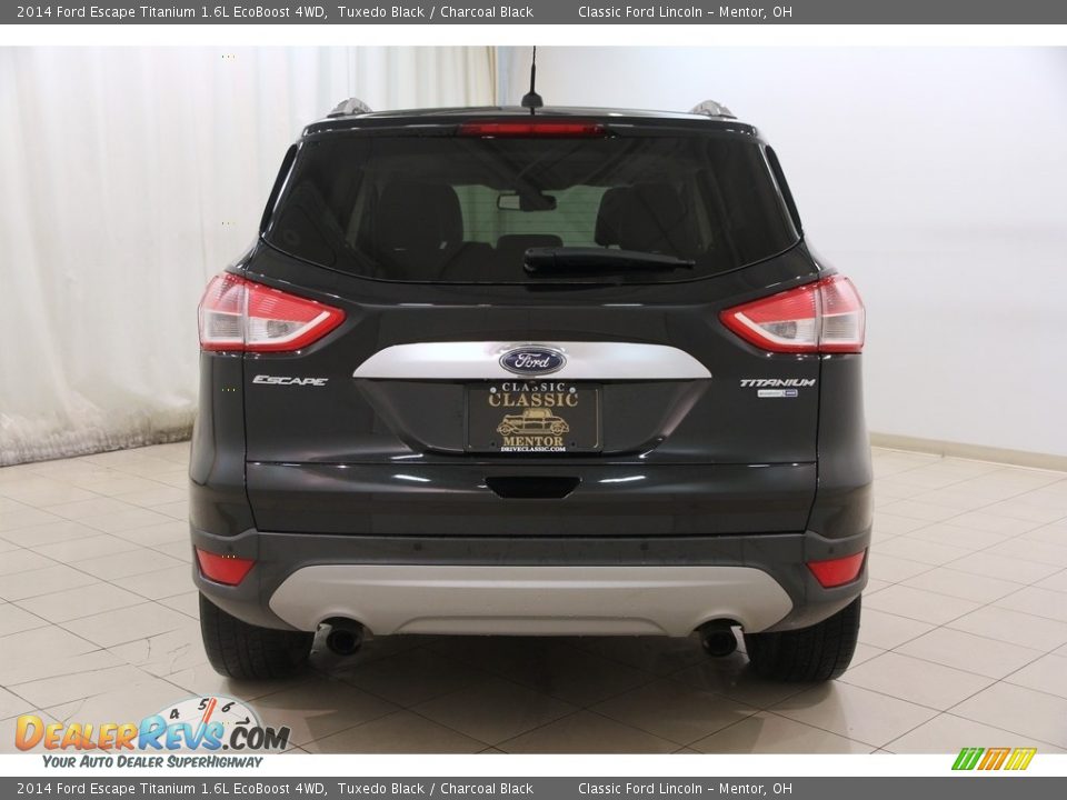 2014 Ford Escape Titanium 1.6L EcoBoost 4WD Tuxedo Black / Charcoal Black Photo #20