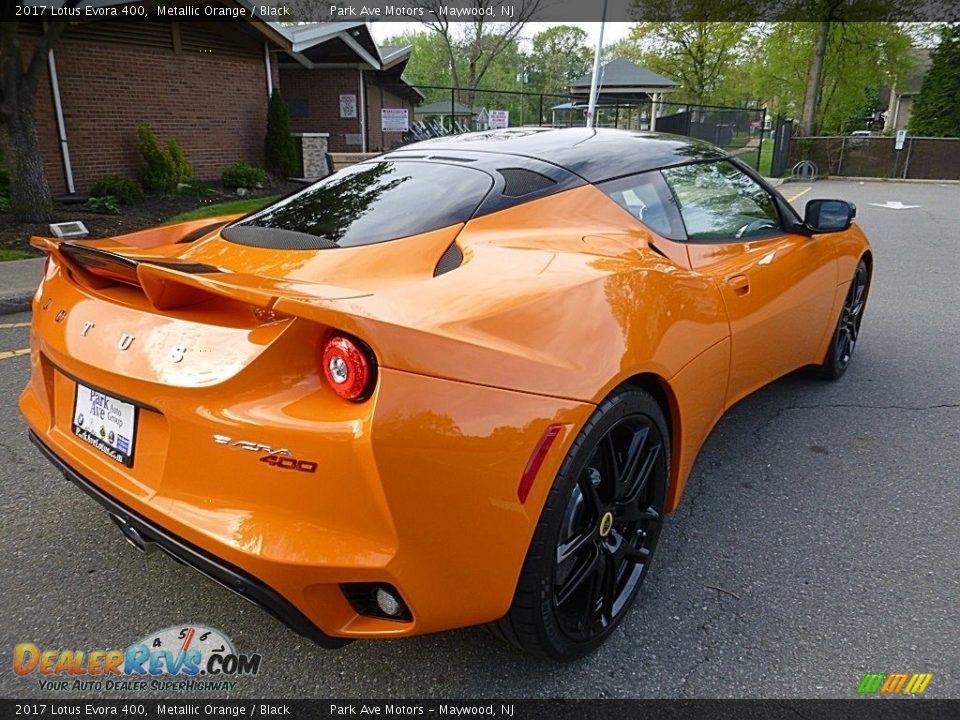 2017 Lotus Evora 400 Metallic Orange / Black Photo #6