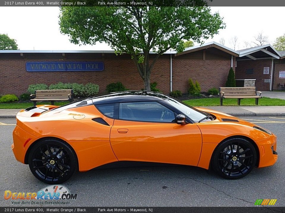 2017 Lotus Evora 400 Metallic Orange / Black Photo #7