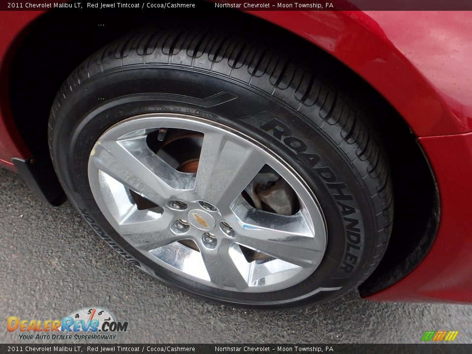 2011 Chevrolet Malibu LT Red Jewel Tintcoat / Cocoa/Cashmere Photo #13
