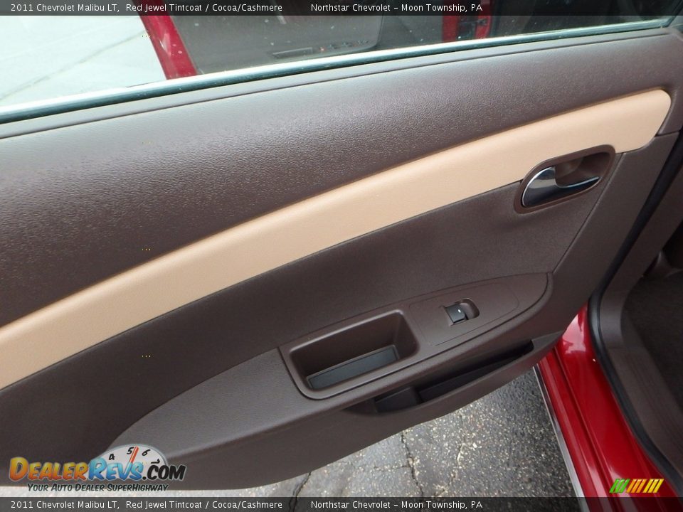 2011 Chevrolet Malibu LT Red Jewel Tintcoat / Cocoa/Cashmere Photo #22