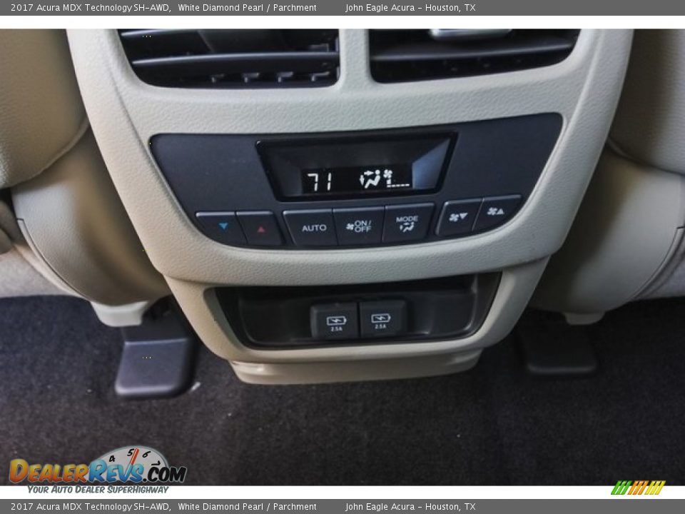 2017 Acura MDX Technology SH-AWD White Diamond Pearl / Parchment Photo #28