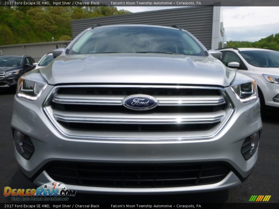 2017 Ford Escape SE 4WD Ingot Silver / Charcoal Black Photo #4
