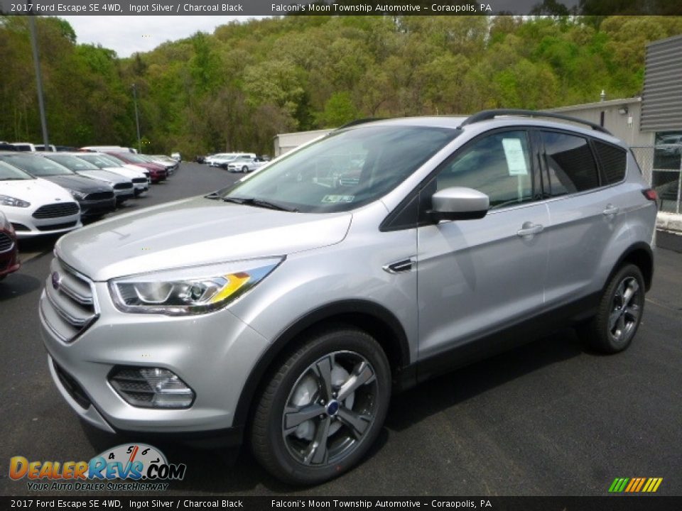 2017 Ford Escape SE 4WD Ingot Silver / Charcoal Black Photo #5