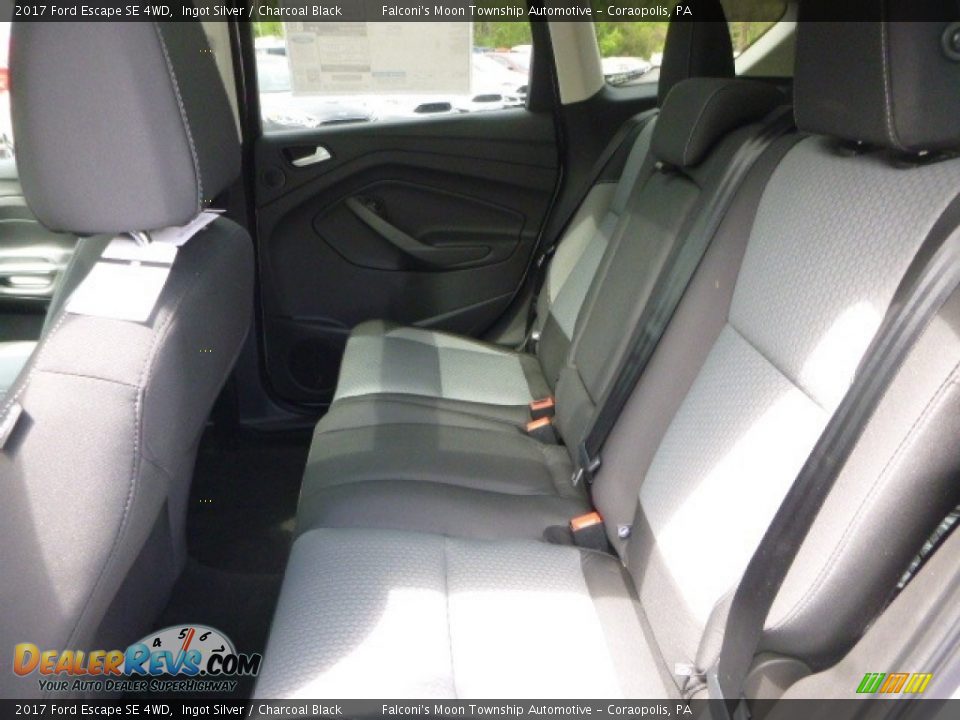 2017 Ford Escape SE 4WD Ingot Silver / Charcoal Black Photo #9