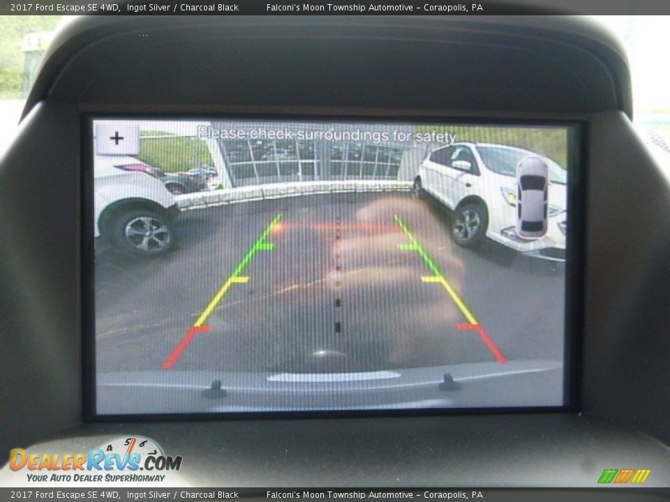 2017 Ford Escape SE 4WD Ingot Silver / Charcoal Black Photo #15