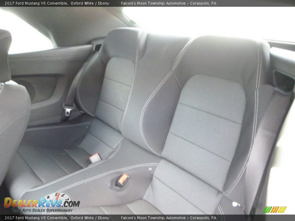2017 Ford Mustang V6 Convertible Oxford White / Ebony Photo #13