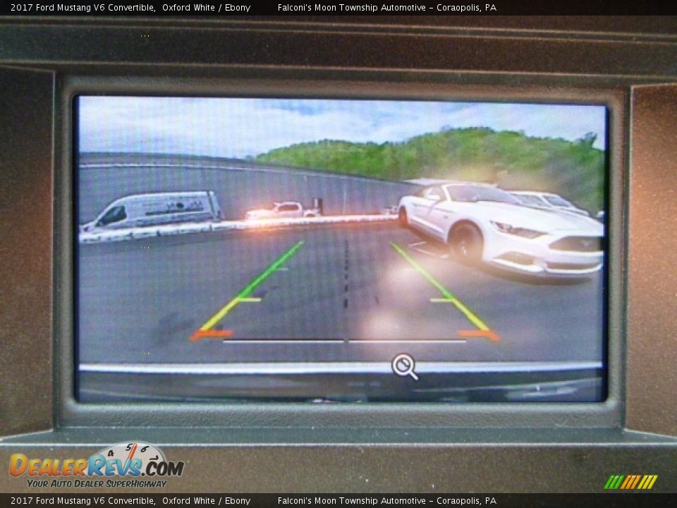 2017 Ford Mustang V6 Convertible Oxford White / Ebony Photo #15