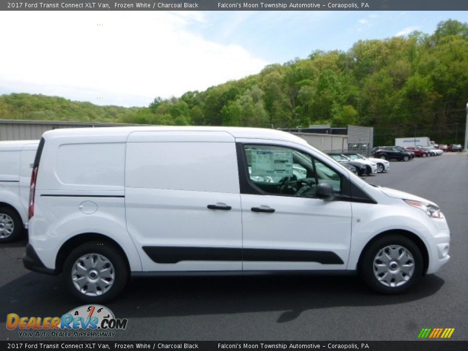 2017 Ford Transit Connect XLT Van Frozen White / Charcoal Black Photo #1