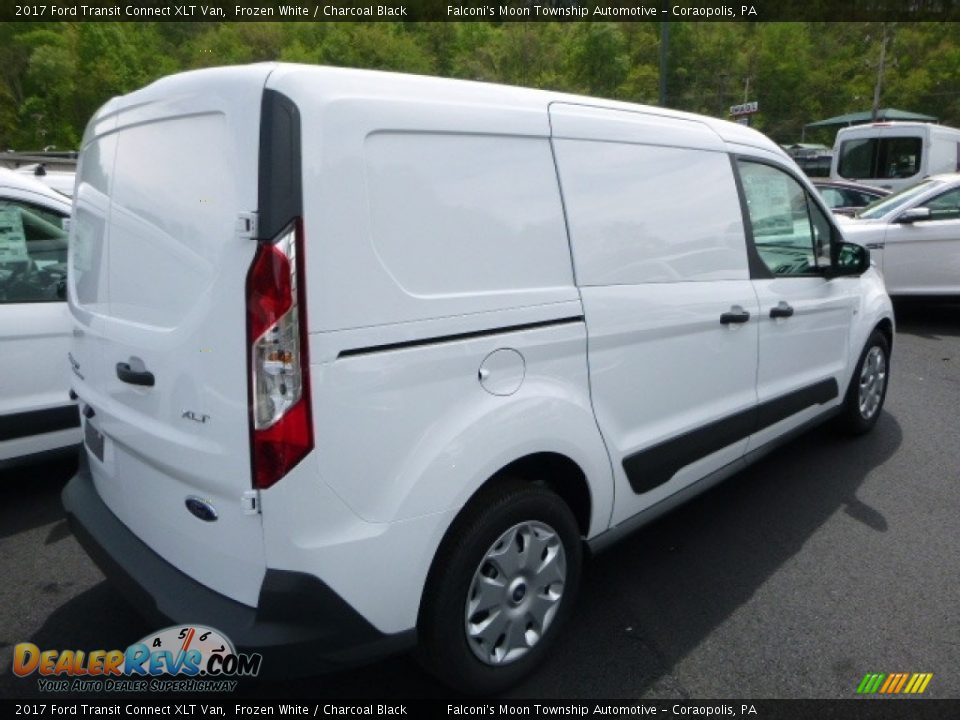 2017 Ford Transit Connect XLT Van Frozen White / Charcoal Black Photo #2