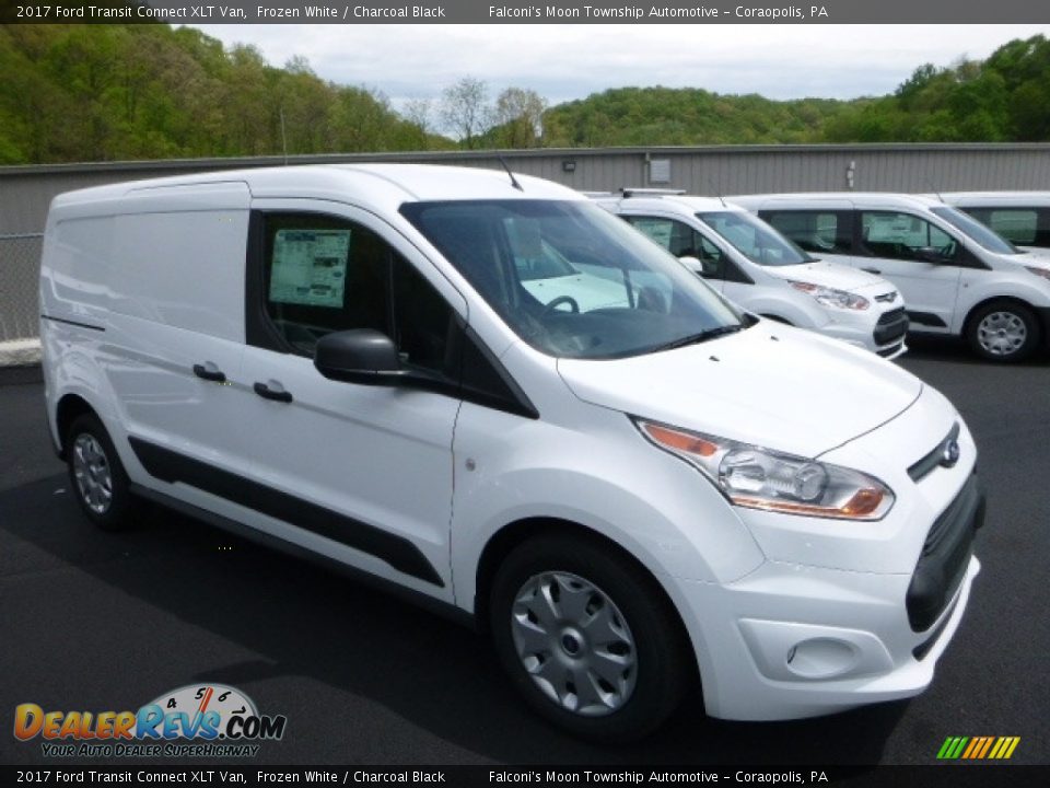 2017 Ford Transit Connect XLT Van Frozen White / Charcoal Black Photo #3