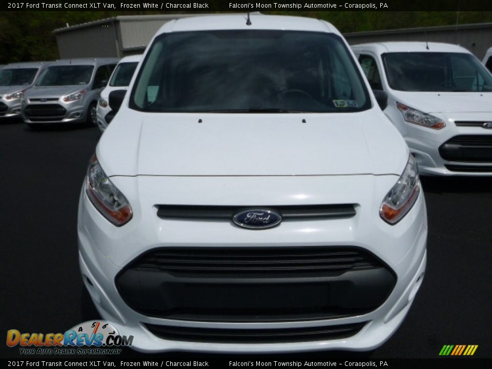 2017 Ford Transit Connect XLT Van Frozen White / Charcoal Black Photo #4