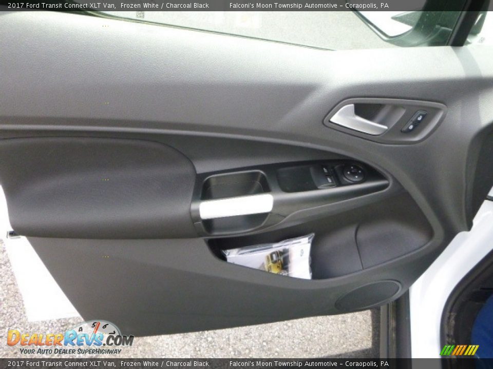 2017 Ford Transit Connect XLT Van Frozen White / Charcoal Black Photo #8