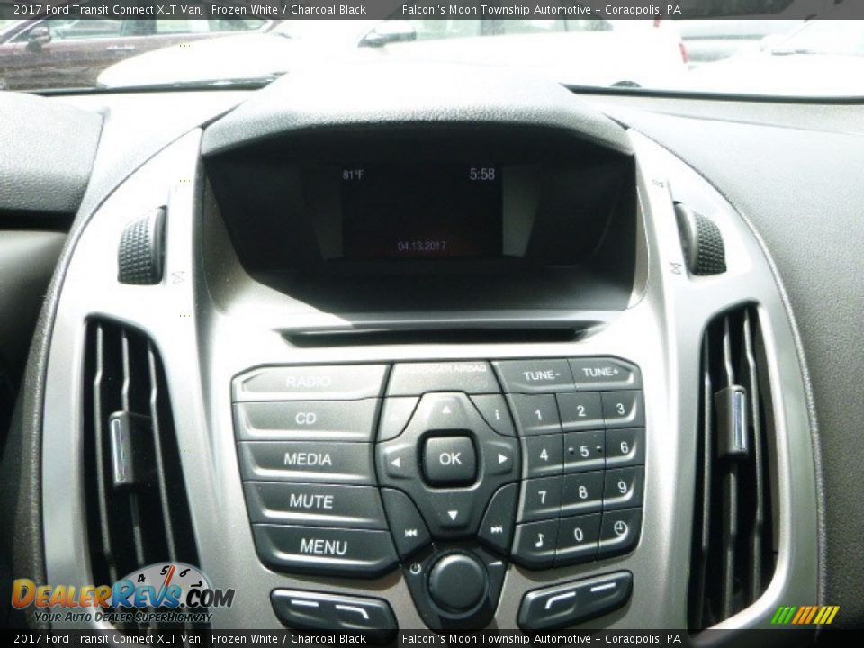2017 Ford Transit Connect XLT Van Frozen White / Charcoal Black Photo #11