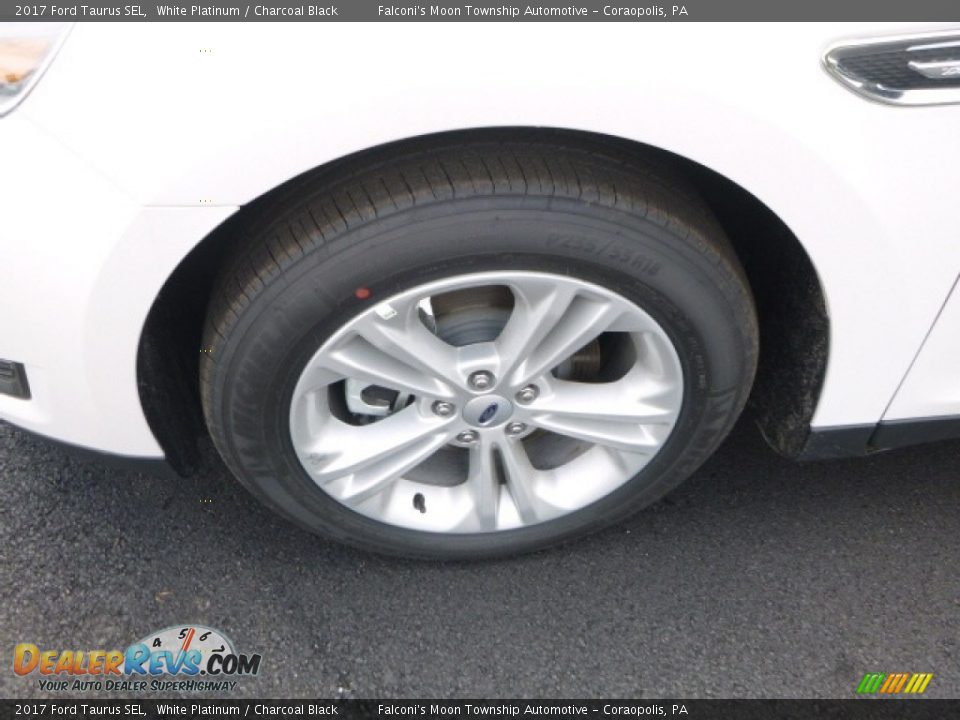 2017 Ford Taurus SEL White Platinum / Charcoal Black Photo #7
