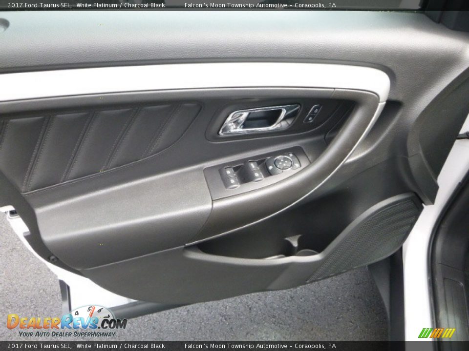 2017 Ford Taurus SEL White Platinum / Charcoal Black Photo #10