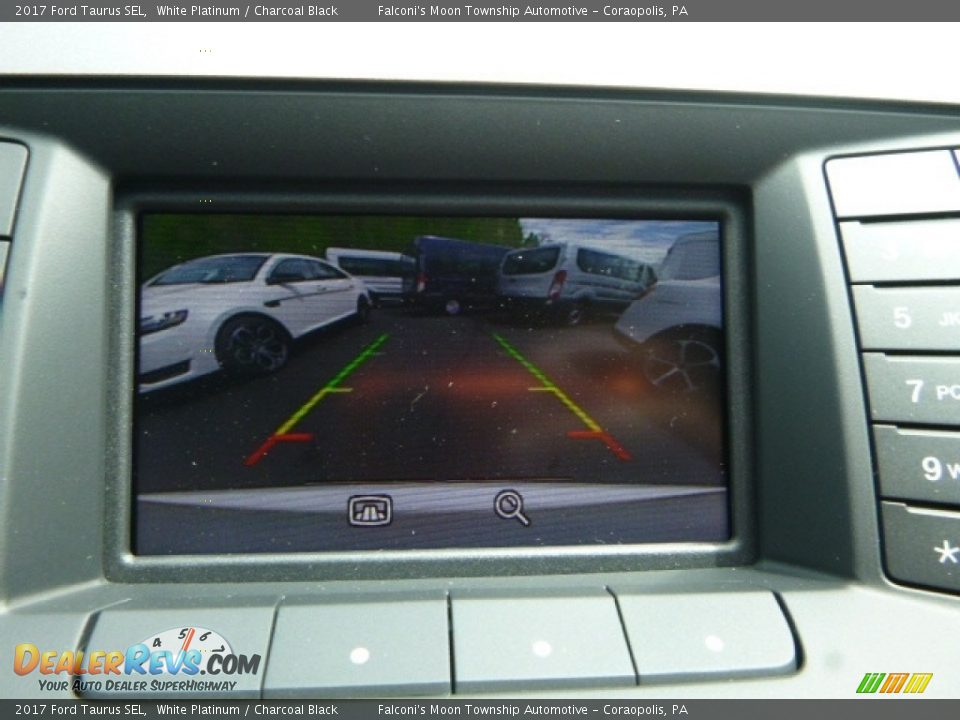 2017 Ford Taurus SEL White Platinum / Charcoal Black Photo #14
