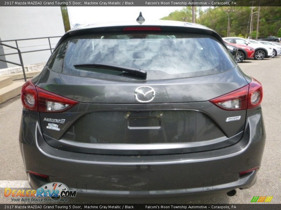 2017 Mazda MAZDA3 Grand Touring 5 Door Machine Gray Metallic / Black Photo #6