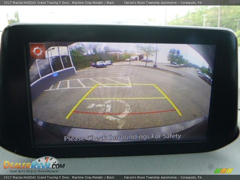 2017 Mazda MAZDA3 Grand Touring 5 Door Machine Gray Metallic / Black Photo #15