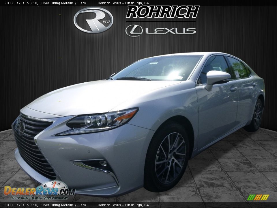 2017 Lexus ES 350 Silver Lining Metallic / Black Photo #4