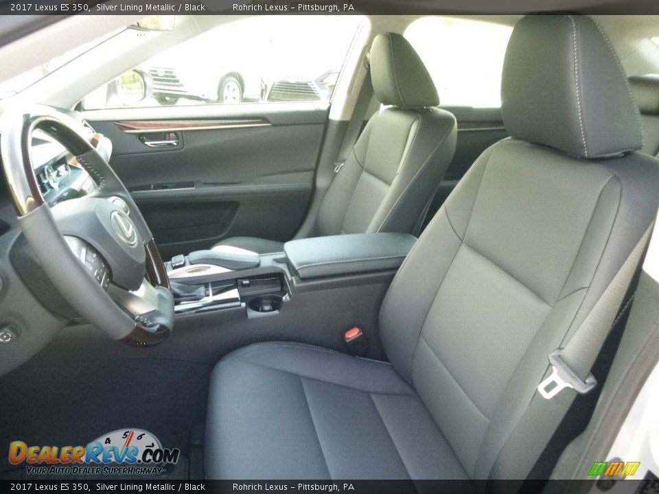 2017 Lexus ES 350 Silver Lining Metallic / Black Photo #6