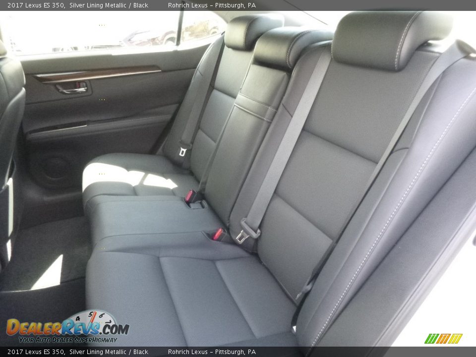 2017 Lexus ES 350 Silver Lining Metallic / Black Photo #7