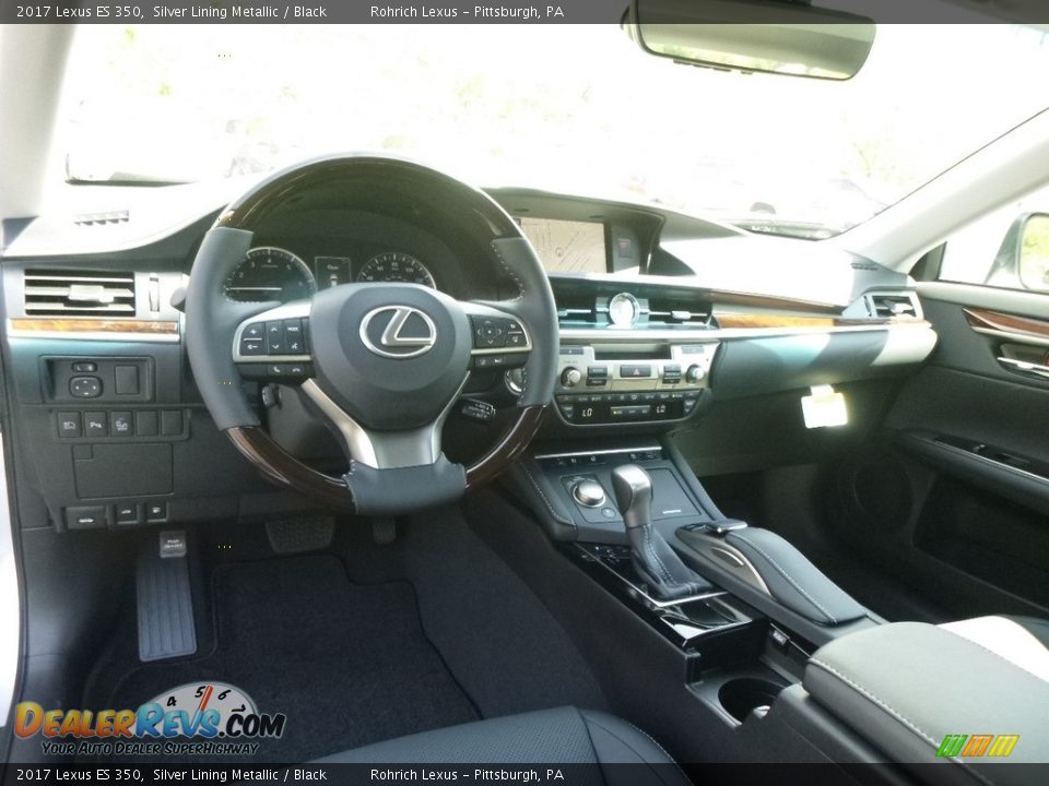 2017 Lexus ES 350 Silver Lining Metallic / Black Photo #8